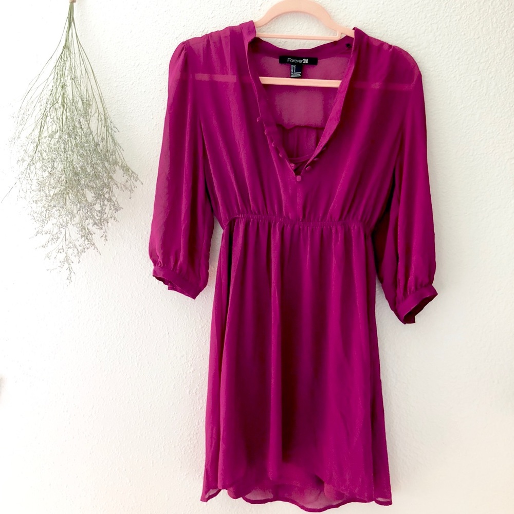 Fuchsia dress
